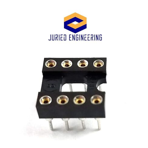 RC4558P IC Dual Operational Amplifier & 8-Pin DIP Socket with Machined Contact Pins Breadboard-Friendly (Pack of 5) in Saudi Arabia
