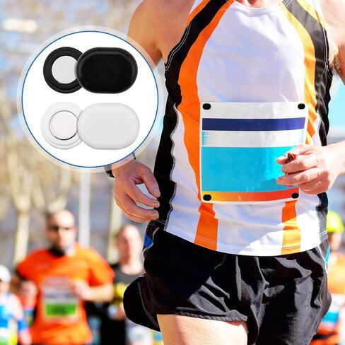 10 Pairs Race Bib Magnets, Magnetic Running Race Buckle Clips Runners Bib Holders Magnets Fasteners Number Pins for Marathon Triathlon Run Cycling Accessories in Saudi Arabia