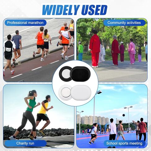 10 Pairs Race Bib Magnets, Magnetic Running Race Buckle Clips Runners Bib Holders Magnets Fasteners Number Pins for Marathon Triathlon Run Cycling Accessories in Saudi Arabia