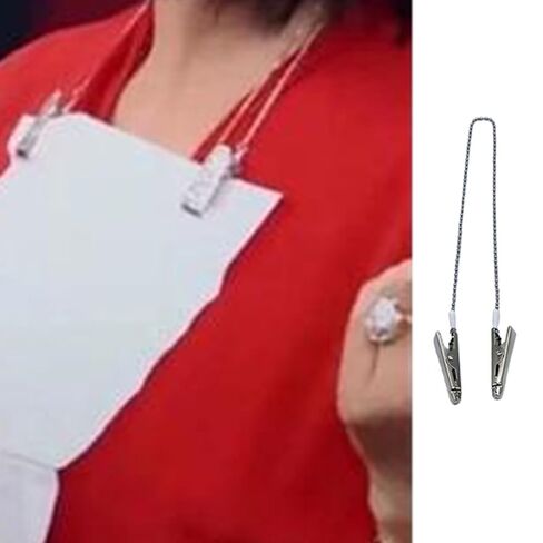 4 قطع من مشابك مريلة الأسنان، مشابك حامل مناديل سلسلة كروية قابلة لإعادة الاستخدام للبالغين والكبار in Kuwait