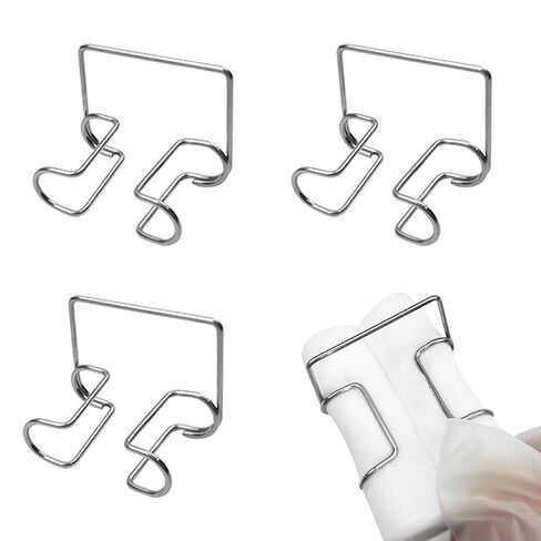 مشبك حامل لفافة قطن الأسنان، 4 قطع من YOUYA DENTAL، مشبك لفافة قطن من الفولاذ المقاوم للصدأ قابل للتعقيم، أداة عزل الأسنان، حامل لفافة القطن لمختبر الأسنان أو عيادة طبيب الأسنان in Saudi Arabia