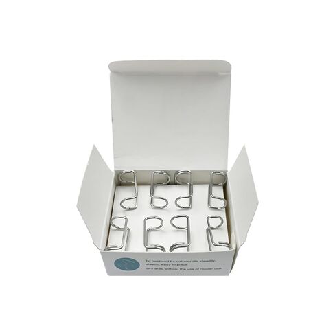 مشبك حامل لفافة قطن الأسنان، 4 قطع من YOUYA DENTAL، مشبك لفافة قطن من الفولاذ المقاوم للصدأ قابل للتعقيم، أداة عزل الأسنان، حامل لفافة القطن لمختبر الأسنان أو عيادة طبيب الأسنان in Saudi Arabia