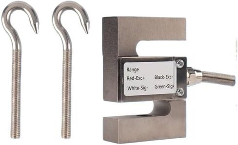 S Type Load Cell Sensor HX711 Tension and Compression Test 5kg 10kg 20kg 30kg 50kg 100kg 200kg 300kg 500kg 1000kg(1T with Lift Ring) in Saudi Arabia