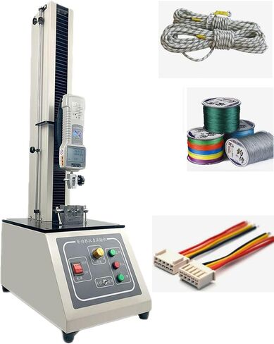 جهاز قياس القوة الرقمي، جهاز اختبار التوتر الكهربائي لحزام الأسلاك، مسافة 450 مم، يتضمن مشبكين و5 مجسات (10N) - أداة سحب دقيقة لإجراء قياسات دقيقة in Kuwait