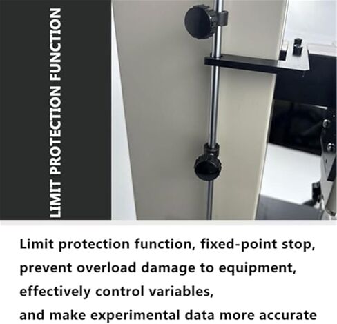 جهاز قياس القوة الرقمي، جهاز اختبار التوتر الكهربائي لحزام الأسلاك، مسافة 450 مم، يتضمن مشبكين و5 مجسات (10N) - أداة سحب دقيقة لإجراء قياسات دقيقة in Kuwait