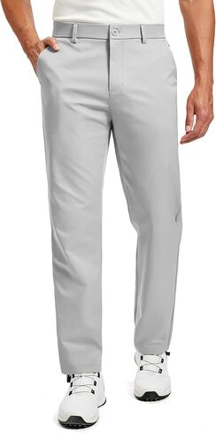 Mens Golf Pants 30" 32" 34" Stretch Dress Pants Lightweight 6 Pockets Casual Work Suit Slacks Trousers in Saudi Arabia