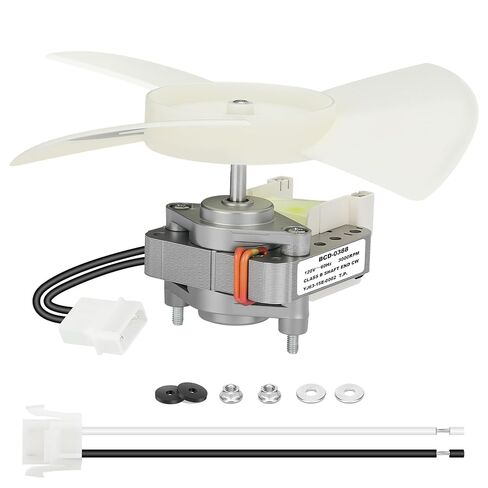 BCD-0388 Ceiling Exhaust Fan Motor and Blade Combo – Quiet 1.0 Sones, 50 CFM High Airflow Replacement for Mobile Home Bathroom Exhaust Fan – Compatible with V2262-50, V2244-50, V2245-50 Models in Kuwait