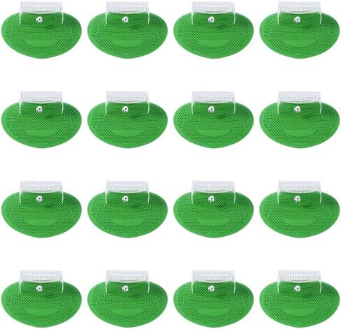 16 Packs Urinal Screens Deodorizer Urinal Cakes Fresh Bathroom Mat for Floor Football Soccer World Cup (16 Urinal Screen Deodorizer) in Kuwait
