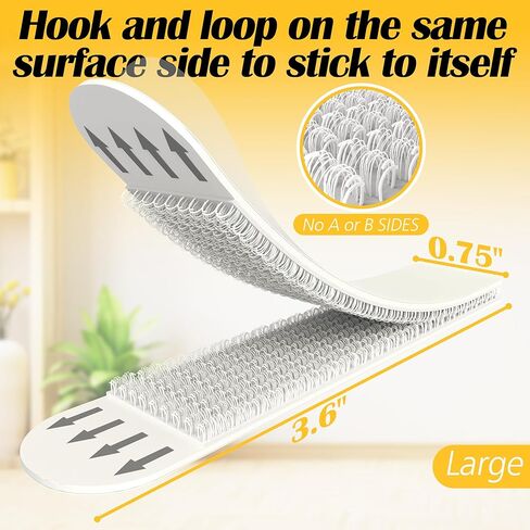 شماعات الصور شديدة التحمل من LuBanSir، شرائط تعليق الصور بدون أظافر بوزن 15 رطل للإطارات الكبيرة، 40 زوجًا in Kuwait