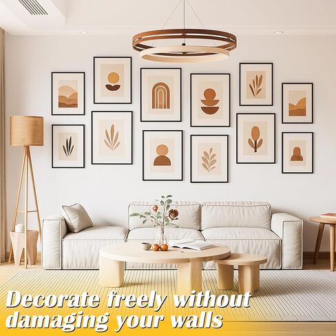 شماعات الصور شديدة التحمل من LuBanSir، شرائط تعليق الصور بدون أظافر بوزن 15 رطل للإطارات الكبيرة، 40 زوجًا in Kuwait