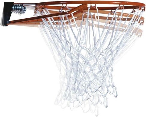 Acrylic 44" In Ground Basketball Hoop System | 7.5'-10' Height Adjustable Sturdy High Impact Absorb Backboard Heavy Duty 3.5" Pole All Weather Resistance 5/8" Steel Ring Outdoor Game Practice in Saudi Arabia