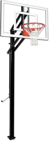 نظام كرة السلة من سلسلة Goalsetter X448 Extreme - لوح خلفي زجاجي مقاس 48 بوصة - حافة جماعية قابلة للفصل in Kuwait