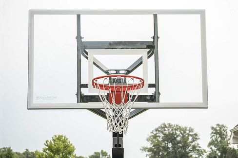 نظام كرة السلة Goalsetter All-American In Ground القابل للتعديل مع لوح خلفي أكريليك مقاس 60 بوصة وحافة ثابتة واحدة in Kuwait