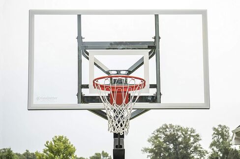 نظام كرة السلة Goalsetter All-American In Ground القابل للتعديل مع لوح خلفي أكريليك مقاس 60 بوصة وحافة ثابتة واحدة in Kuwait