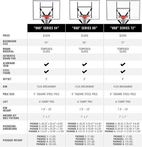 Spalding "888™" Series In-Ground Basketball Hoop in Saudi Arabia