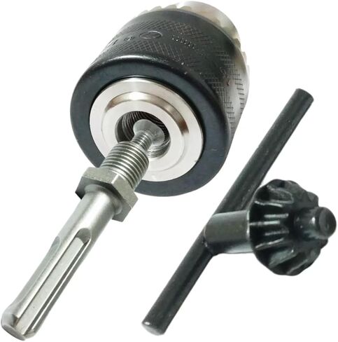 1.5-13mm Quick Change Drill Chuck Adapter – SDS Plus Adapter Compatible, Impact to Drill Adapter with Keyless Drill Chuck and Drill Press Adapter for Hand Drill in Kuwait