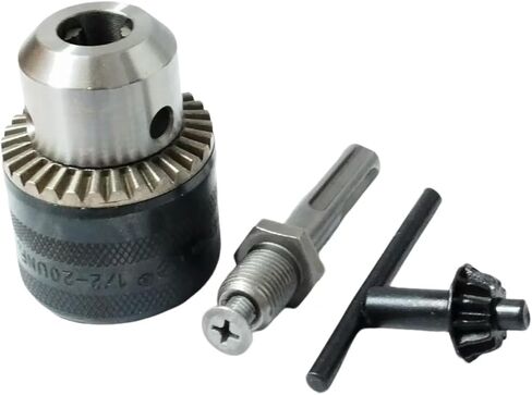 1.5-13mm Quick Change Drill Chuck Adapter – SDS Plus Adapter Compatible, Impact to Drill Adapter with Keyless Drill Chuck and Drill Press Adapter for Hand Drill in Kuwait