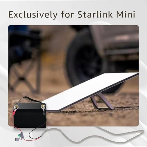 Sigely Replacement for 9.8 FT Starlink Mini O Ring Connecters Extension Cable,18AWG Starlink Mini Direct Battery Power Cable, with ATC/ATO Fuse Holder, Fits for RV, Off-Road, Boat, Off-Grid Solar in Kuwait
