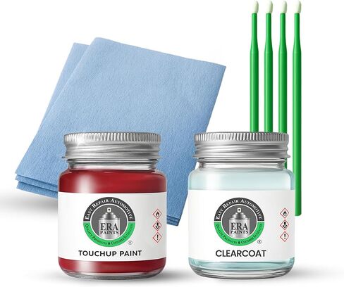 ERA Paints PR/PR2/PR3 - Scarlet Red Pearl for HYUNDAI Exact Match Automotive Touch Up Paint Jar - Basic Kit in Kuwait