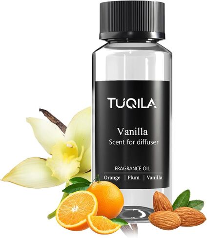 زيوت عطرية من زيت الفانيليا لموزع الروائح بدون ماء، رائحة عطرية - البندق والحمضيات والقرفة والبرقوق والكشمير وزيت عطري خشبي 120 مل، للمنزل والفندق والمكتب والسيارة in Kuwait