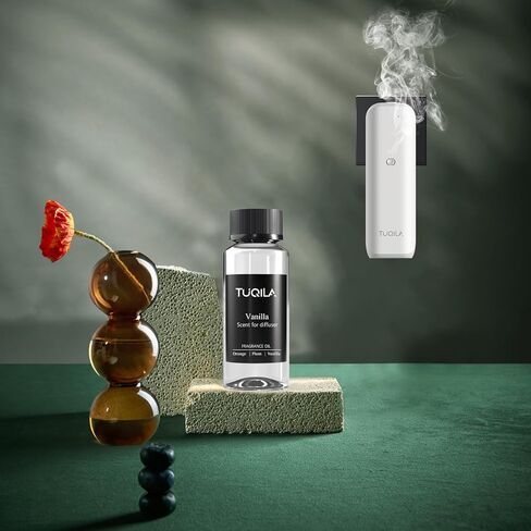 زيوت عطرية من زيت الفانيليا لموزع الروائح بدون ماء، رائحة عطرية - البندق والحمضيات والقرفة والبرقوق والكشمير وزيت عطري خشبي 120 مل، للمنزل والفندق والمكتب والسيارة in Kuwait