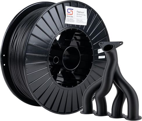 Siraya Tech Fibreheart PPA-CF 3D Printing Filament: Industrial-Grade Carbon Fiber Nylon, Superior Strength & Heat Resistance - The High Performance PAHT-CF (1kg, Black) in Kuwait