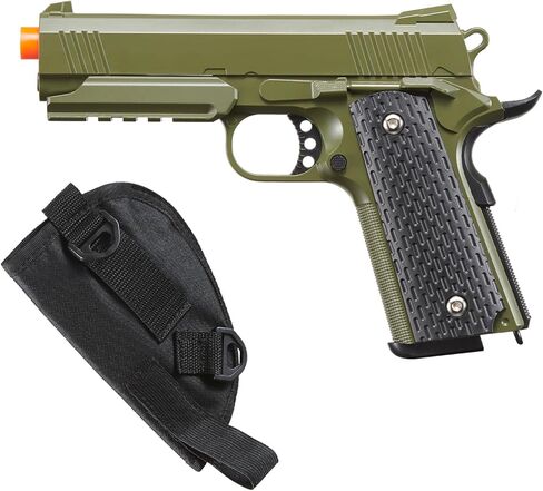 1:1 Full Scale Replica Airsoft G25 Metal 1911 Airsoft Spring Pistol with Holster in Kuwait