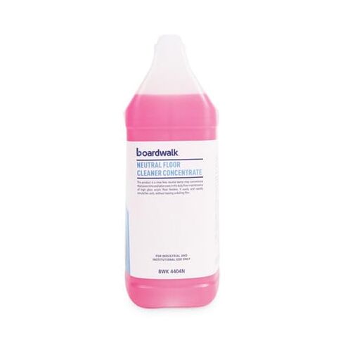 Boardwalk Neutral Floor Cleaner Concentrate, Lemon Scent, 1 gal Bottle, 4/Carton in Saudi Arabia