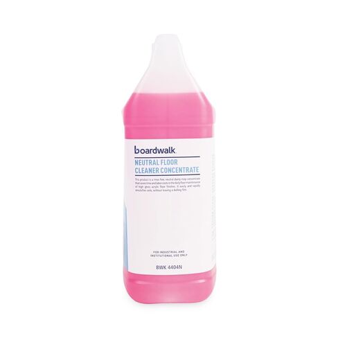 Boardwalk Neutral Floor Cleaner Concentrate, Lemon Scent, 1 gal Bottle, 4/Carton in Saudi Arabia