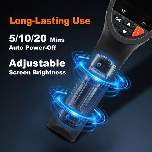 كاميرا التصوير الحراري بدقة فائقة 240 × 240، عمر البطارية 15 ساعة، دقة الأشعة تحت الحمراء 128 × 128، كاميرا بالأشعة تحت الحمراء 25 هرتز، تنبيهات درجة الحرارة العالية/المنخفضة، إيقاف التشغيل التلقائي، -4 درجة فهرنهايت إلى 1022 درجة فهرنهايت، نقل صورة التطب in Kuwait