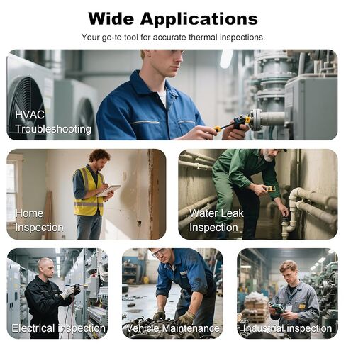 كاميرا التصوير الحراري بدقة فائقة 240 × 240، عمر البطارية 15 ساعة، دقة الأشعة تحت الحمراء 128 × 128، كاميرا بالأشعة تحت الحمراء 25 هرتز، تنبيهات درجة الحرارة العالية/المنخفضة، إيقاف التشغيل التلقائي، -4 درجة فهرنهايت إلى 1022 درجة فهرنهايت، نقل صورة التطب in Kuwait