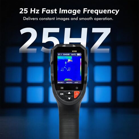 كاميرا التصوير الحراري بدقة فائقة 240 × 240، عمر البطارية 15 ساعة، دقة الأشعة تحت الحمراء 128 × 128، كاميرا بالأشعة تحت الحمراء 25 هرتز، تنبيهات درجة الحرارة العالية/المنخفضة، إيقاف التشغيل التلقائي، -4 درجة فهرنهايت إلى 1022 درجة فهرنهايت، نقل صورة التطب in Kuwait