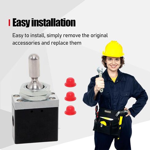 BAV020TD 3-Position Detented Neutral Lockout Toggle Valve – Compatible with Tailgate Cylinders, Hoist Applications, Air Valves, Pumps & Dump Body Hardware in Kuwait