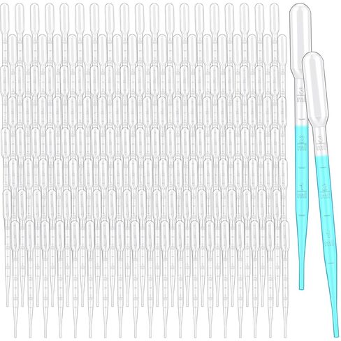 1000 Pcs Plastic Transfer Pipettes Disposable Graduated Pipettes for Scientific Experiment, Essential Oils, Make up Tool (3 ml) in Saudi Arabia