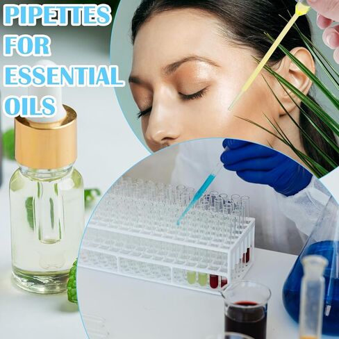 1000 Pcs Plastic Transfer Pipettes Disposable Graduated Pipettes for Scientific Experiment, Essential Oils, Make up Tool (3 ml) in Saudi Arabia