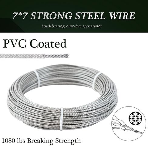 1/16 Steel Wire Rope kit,Stainless Steel Wire Rope Rotary Buckle tensioner kit,Outdoor String lamp Suspension kit, Crimping Ring Sleeve, Steel Wire Cable Curtain Cable in Saudi Arabia