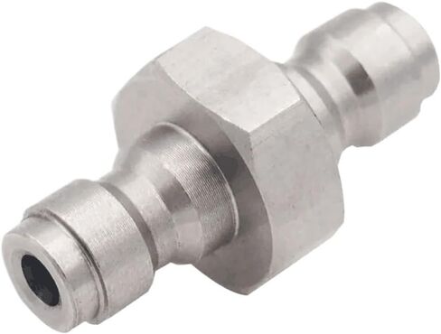 8 مللي متر قطع الاتصال السريع الفولاذ المقاوم للصدأ ذكر مزدوج اتصال سريع ملء الحلمة المناسب in Kuwait