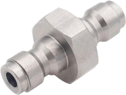 8 مللي متر قطع الاتصال السريع الفولاذ المقاوم للصدأ ذكر مزدوج اتصال سريع ملء الحلمة المناسب in Kuwait