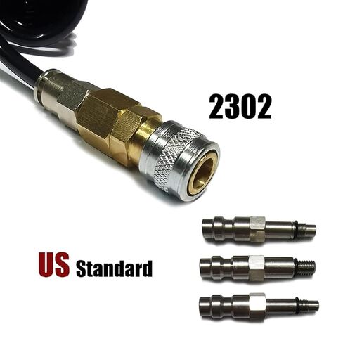 Fit Green Red Black Cylinder Canisters with Coil Remote Hose US Foster 2302 Female Coupler Quick Disconnect Adapter in Saudi Arabia