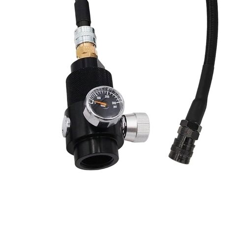 CO2 Tank Regulator W/Low Pressure SLP Flex Remote Hose Line to Regulating Range 0~200 psi in Saudi Arabia