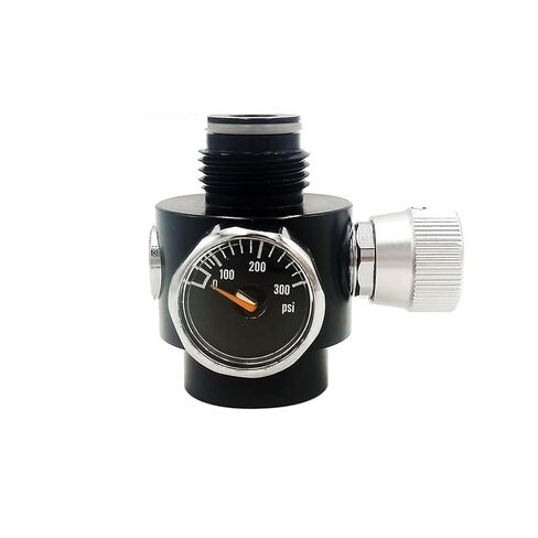Air CO2 Pneumatic Regulator to 0.825"-14NGO Tank G1/2-14 Cylinder for Pressure Control Input 1500psi,Adjustable 0-200/0-800psi(1500psi Gauge) in Saudi Arabia