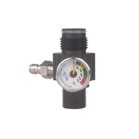 1pcs Mini G1/2-14 Output 0-4000Psi Pressure Regulator Compressor Gas Cylinder Refill Filling Adapter for Diving Aquarium Fittings(RED) in Saudi Arabia