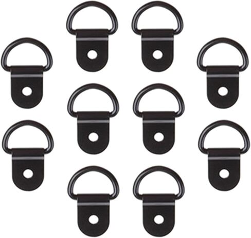 10 Pieces Anchors Black Pull Hook Stainless Steel Lashing for Car Vehicles SUV RV in Kuwait