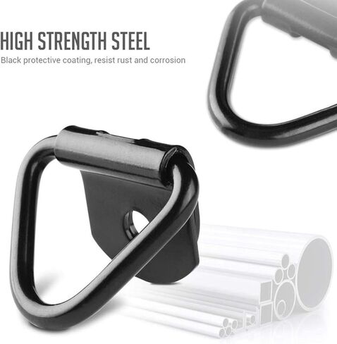 10 Pieces Anchors Black Pull Hook Stainless Steel Lashing for Car Vehicles SUV RV in Kuwait