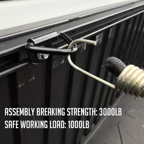 10 Pieces Anchors Black Pull Hook Stainless Steel Lashing for Car Vehicles SUV RV in Kuwait