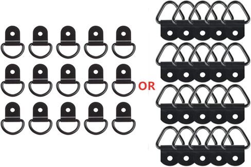 10 Pieces Anchors Black Pull Hook Stainless Steel Lashing for Car Vehicles SUV RV in Kuwait