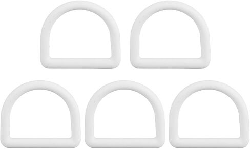 5 Pack D Loop Tie Off Anchors, Heavy Duty Steel Tie Off Hooks, Heavy Duty D Loops with Screws, Plastic Buckles, Portable Heavy Duty Tie Off Hooks, Suitable for Surfing in Saudi Arabia