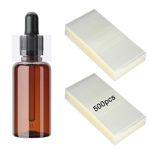 Shrink Wrap for Bottles Shrink Bands for Bottles Shrink Wrap Bottle Seals Shrink Wrap Bands Clear Perforated Heat Shrink Bottle Seals for Essential Oil Bottle Dropper Bottle Test Tube Cap 500Pcs in Kuwait