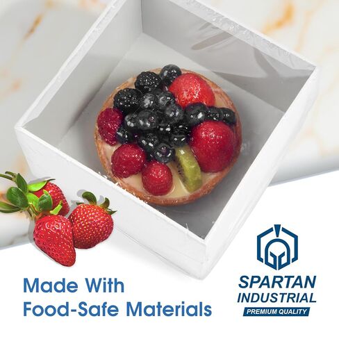 Spartan Industrial - أكياس تغليف قابلة للانكماش كبيرة مقاس 30.48 سم × 45.72 سم - عبوة مكونة من 100 كيس تغليف منكمش للسلال والسلع المصنوعة يدويًا والزجاجات والمزيد in Kuwait