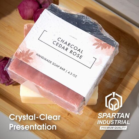 Spartan Industrial - أكياس تغليف قابلة للانكماش كبيرة مقاس 30.48 سم × 45.72 سم - عبوة مكونة من 100 كيس تغليف منكمش للسلال والسلع المصنوعة يدويًا والزجاجات والمزيد in Kuwait